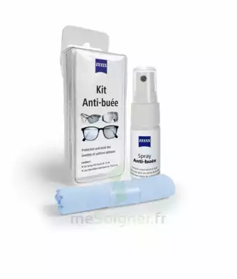 Zeiss Kit Spray Antibuée Fl/15ml + Tissu Microfibres à PARIS