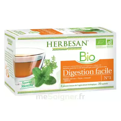 Herbesan Infusion Bio Tisane Digestion Facile 20 Sachets à PARIS