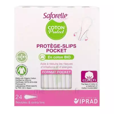 Saforelle Coton Protect Protège-slip Pocket B/24 à PARIS