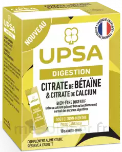 Upsa Citrate De Bétaïne & Citrate De Calcium Poudre 10 Sachets à PARIS